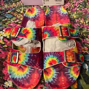 Steve Madden Tye Dye Slides size 9